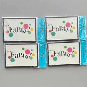 Hallmark Polka Dot Party Invitations with envelopes (24 total)